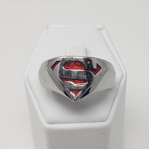 DC Comics Other - DC Comics Superman Stainless Steel Ring Size 12